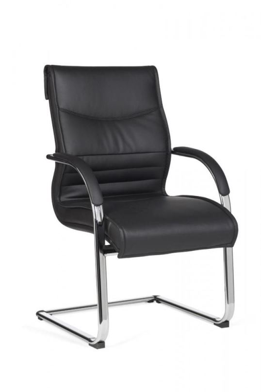 Kancelářská židle BRÜXXI Milano, syntetická kůže, černá
