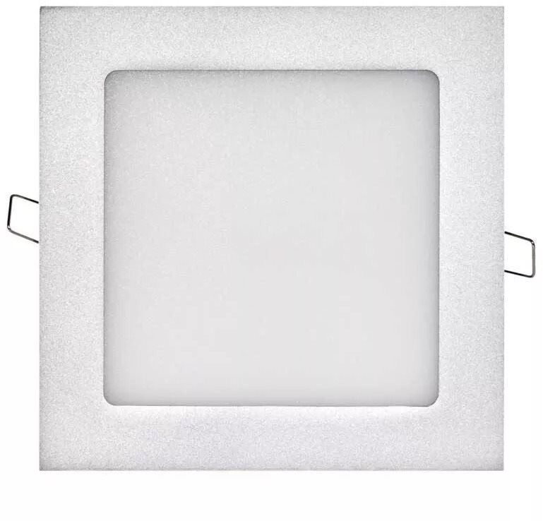 LED světlo EMOS LED svítidlo NEXXO broušený nikl, 17 x 17 cm, 12,5 W, teplá/neutrální bílá