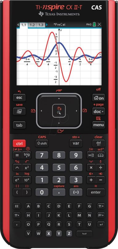 Kalkulačka TEXAS Instrument TI-Nspire CX II-T CAS