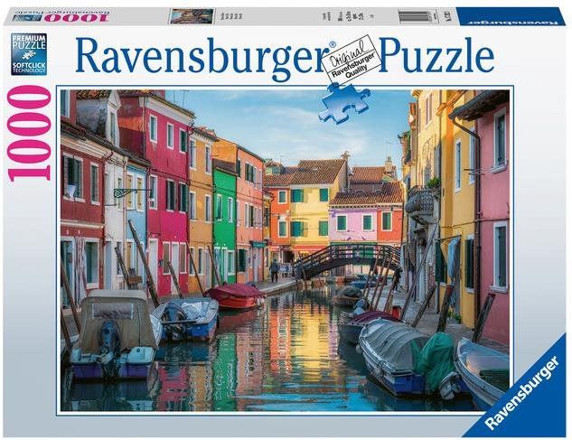 Puzzle Ravensburger Puzzle 173921 Burano, Itálie 1000 Dílků