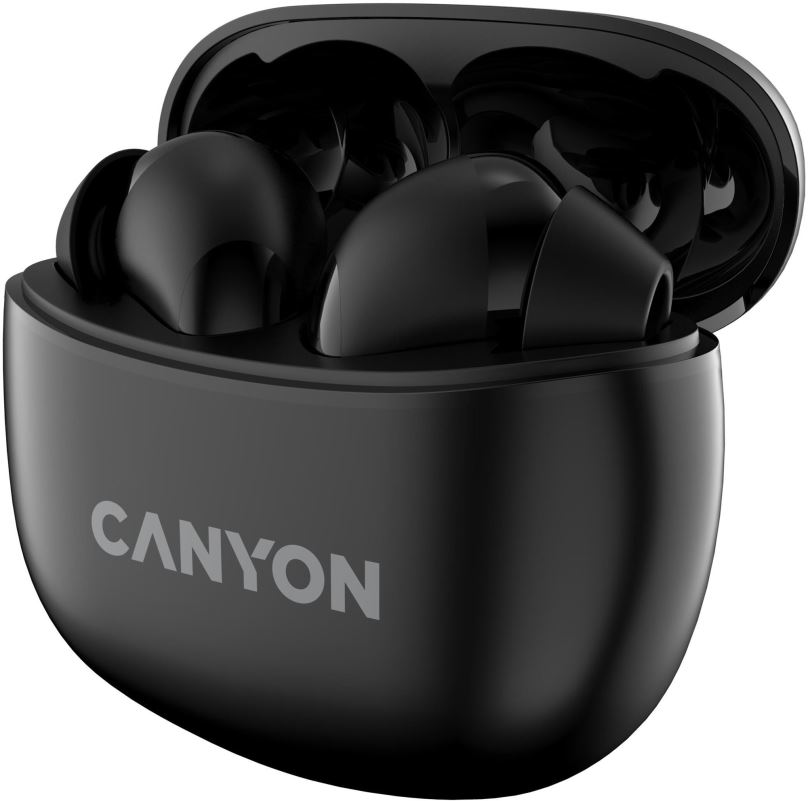 Bezdrátová sluchátka Canyon TWS-5 BT, černé