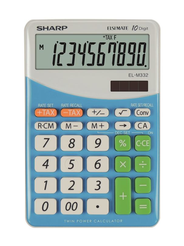 Kalkulačka Sharp SH-ELM332BBL modrá