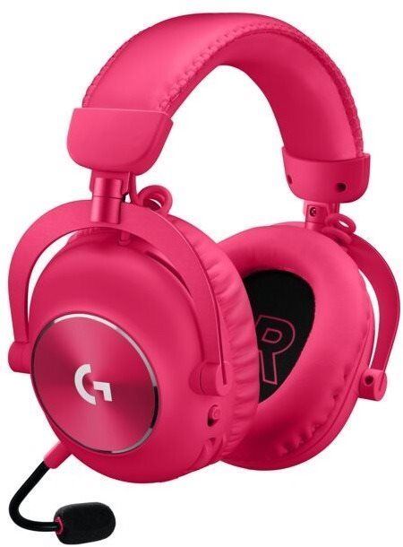 Herní sluchátka Logitech G PRO X 2 LIGHTSPEED Gaming Headset, růžová