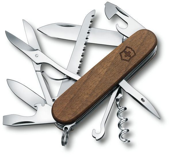 Nůž Victorinox Huntsman Wood 91 mm vlašský ořech