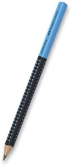 Tužka FABER-CASTELL Grip Jumbo TwoTone HB trojhranná, modrá