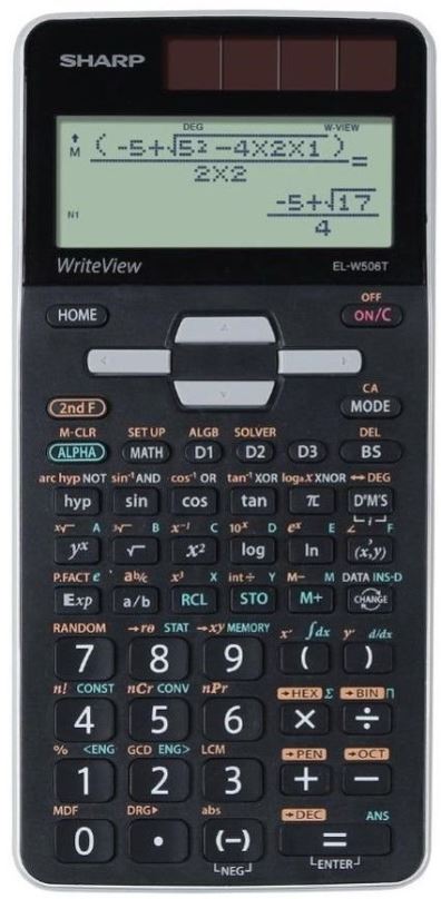 Kalkulačka SHARP EL-W506TGY