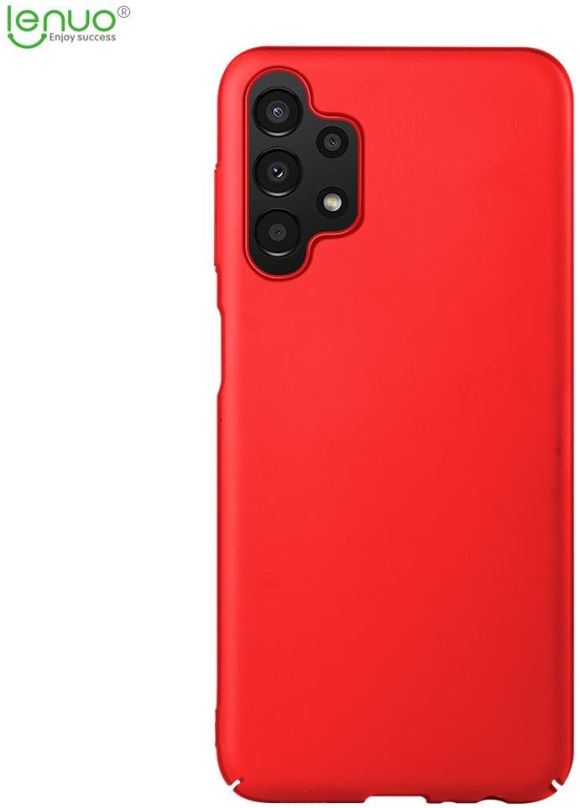 Kryt na mobil Lenuo Leshield obal pro Samsung Galaxy A13, červená