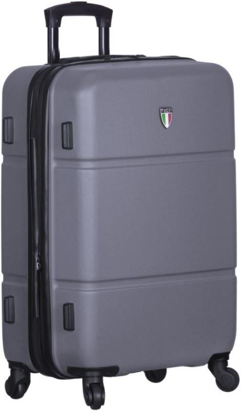 Cestovní kufr TUCCI T-0117/3 L ABS - charcoal
