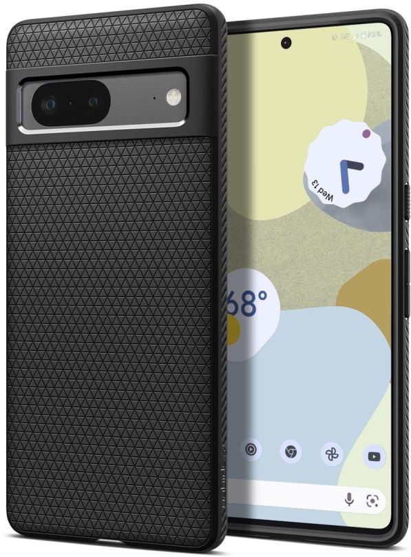 Kryt na mobil Spigen Liquid Air Black Google Pixel 7