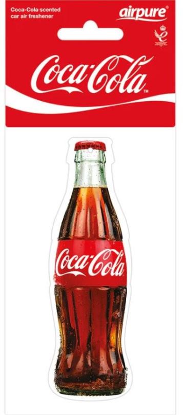 Vůně do auta Airpure Coca-Cola závěsná vůně, vůně Coca Cola Original - lahev