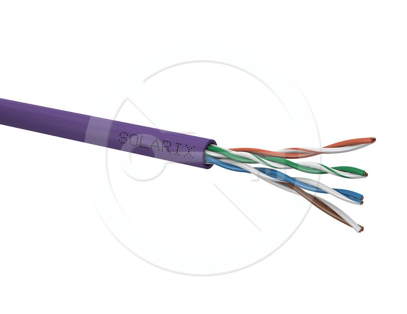 Instalační kabel Solarix CAT5E UTP LSOH Dca-s1,d2,a1 SXKD-5E-UTP-LSOH