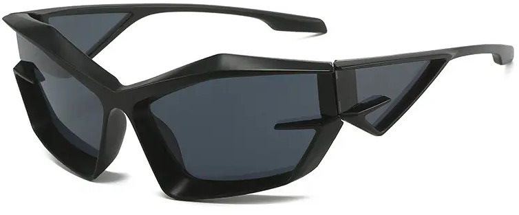 Brýle VeyRey Unisex futuristické sluneční brýle, Calictor, černé, univerzální
