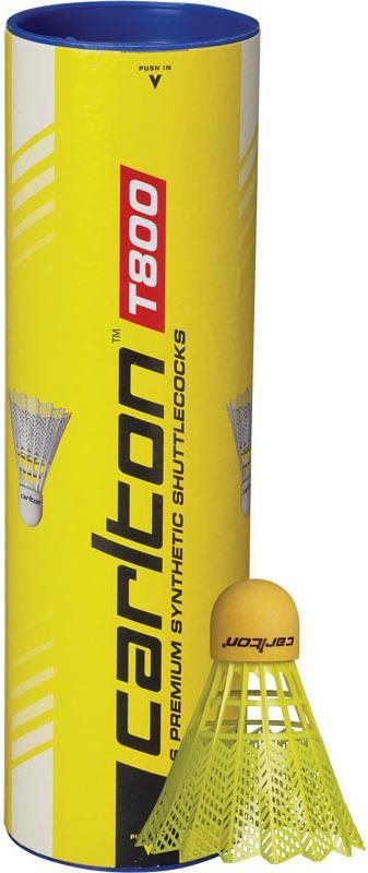 Badmintonový míč Dunlop T800 žlutý (pomalý)