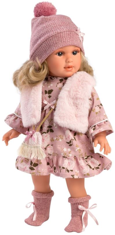 Panenka Llorens 54042 Anna - realistická panenka s měkkým látkovým tělem  - 40 cm