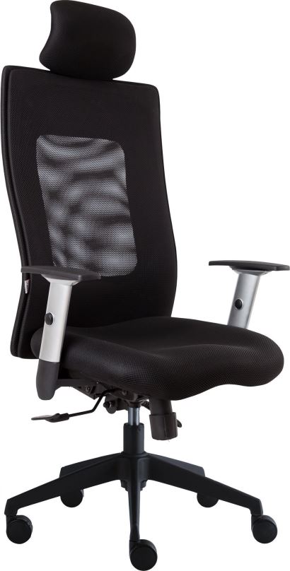 Kancelářská židle ALBA Lexa s podhlavníkem - černá