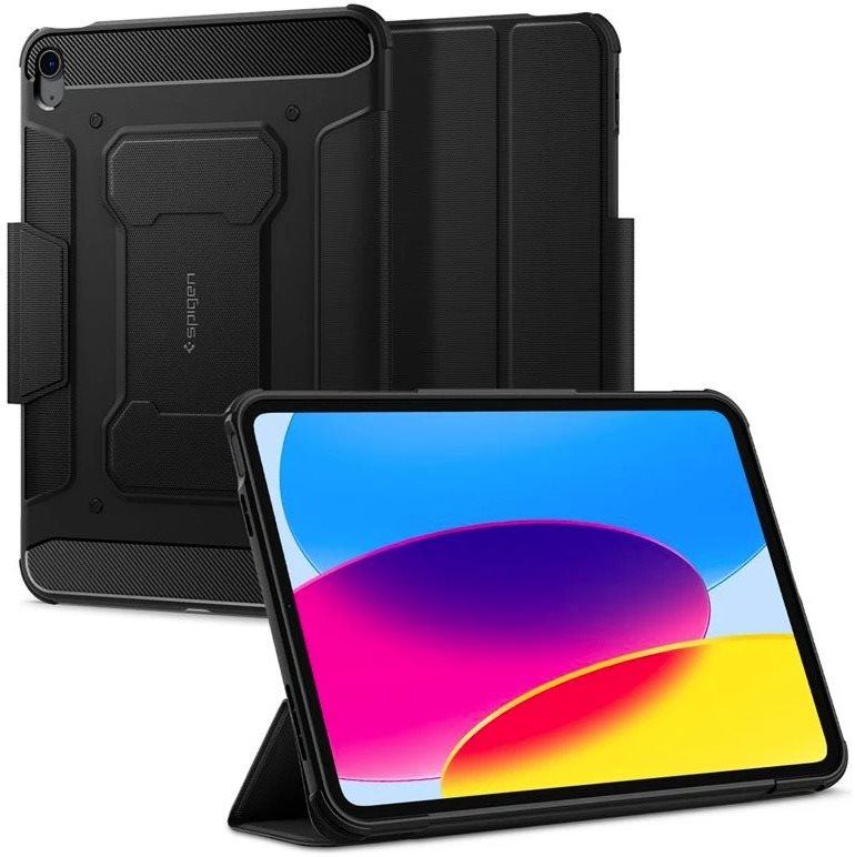 Pouzdro na tablet Spigen Rugged Armor Pro Black iPad 10.9" 2022