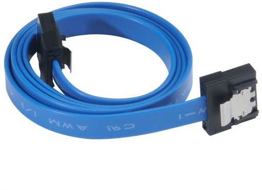 Datový kabel AKASA PROSLIM SATA modrý 0.15m