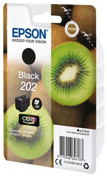 Cartridge Epson 202 Claria Premium černá