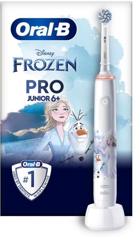 Elektrický zubní kartáček Oral-B Pro Junior Ledové království od 6 let