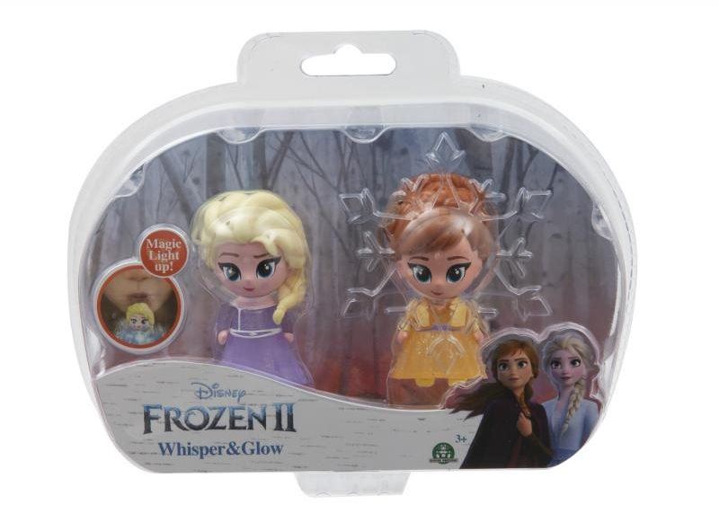 Figurka Frozen 2:  svítící mini panenka - Elsa Opening & Ana Opening