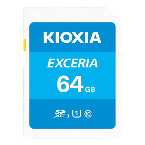 Kioxia Paměťová karta Exceria (N203), 64GB, SDXC, LNEX1L064GG4, UHS-I U1 (Class 10)