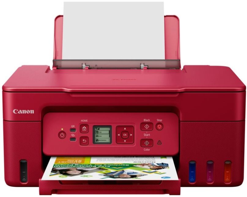 Inkoustová tiskárna Canon PIXMA G3470 červená