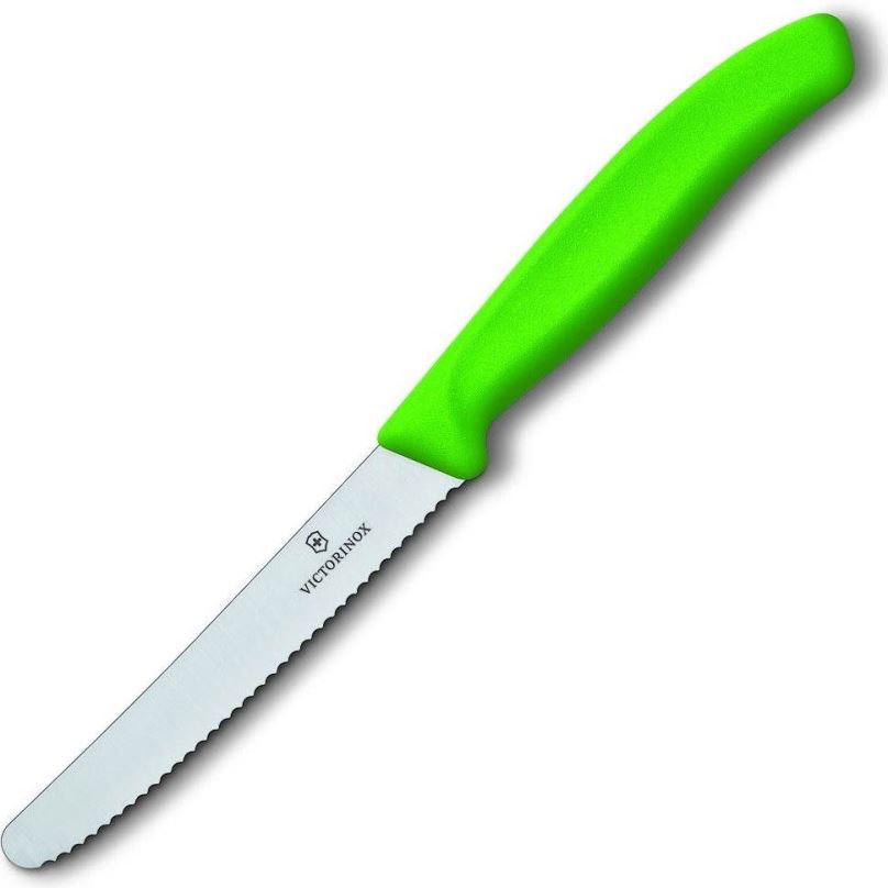 Kuchyňský nůž VICTORINOX SwissClassic Nůž na rajčata zelený, 2ks