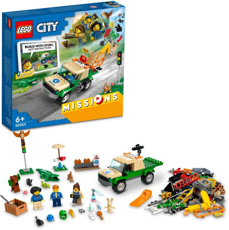 LEGO stavebnice LEGO® City 60353 Záchranné mise v divočině