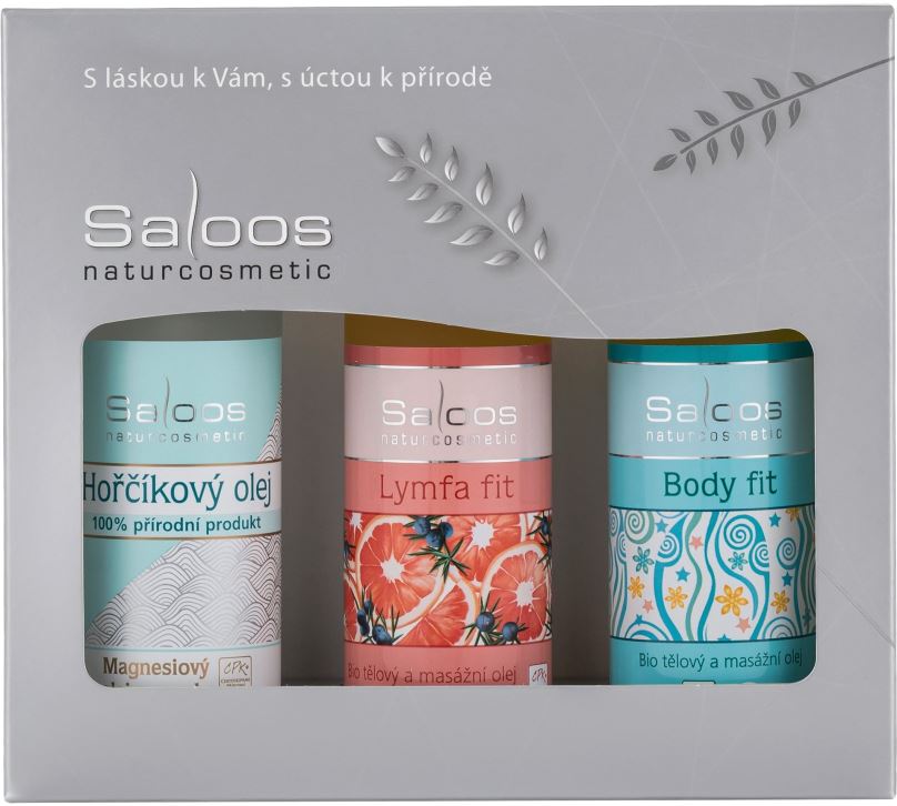Dárková kosmetická sada Saloos Hořčík & Lymfa & Body (150 ml)