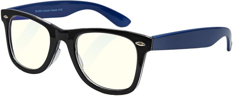 Brýle na počítač GLASSA Blue Light Blocking Glasses PCG 04, dioptrie: +3.00 modrá