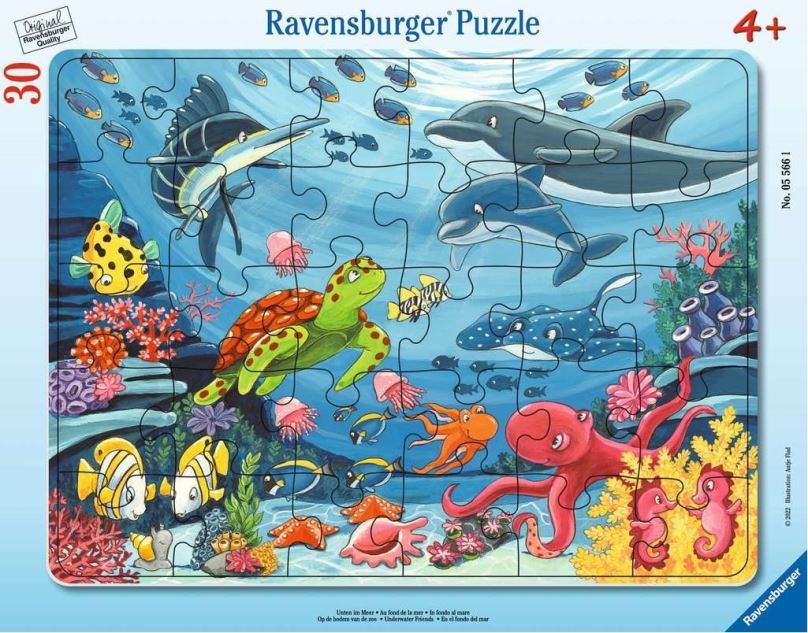 RAVENSBURGER Puzzle Na dně moře 30 dílků