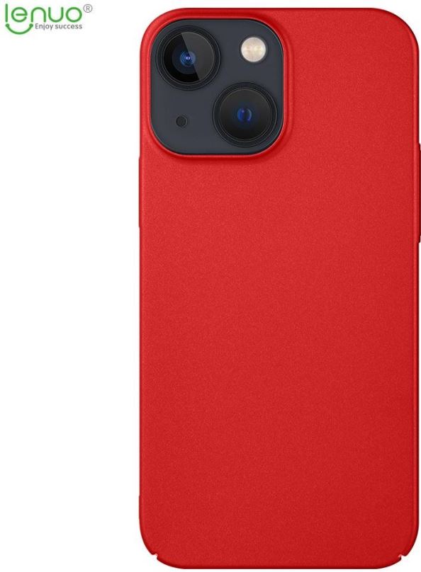 Kryt na mobil Lenuo Leshield obal pro iPhone 13, červená