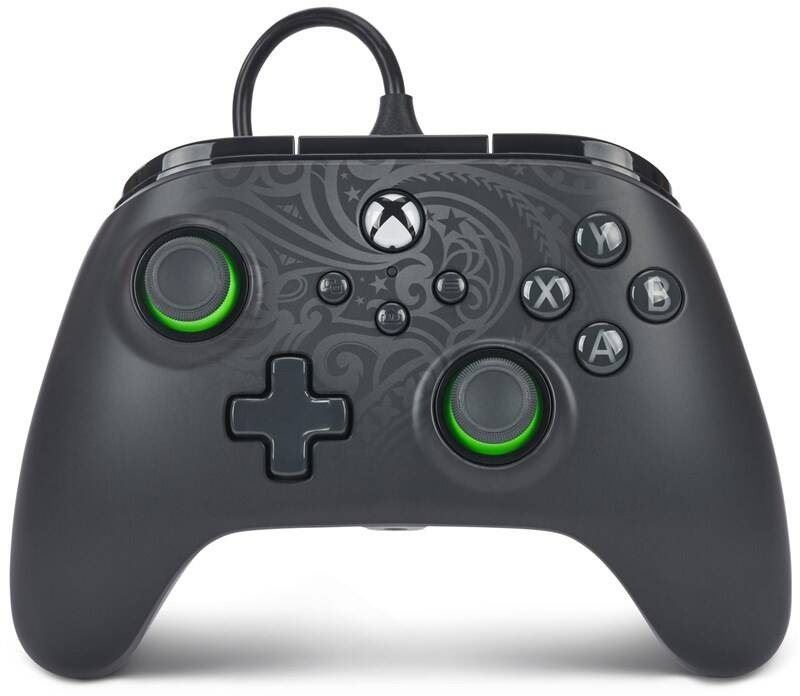 Gamepad PowerA Advantage Wired Controller - Xbox Series X|S - Green Hint