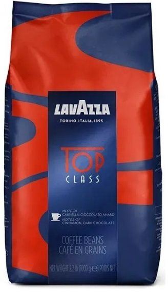 Káva Lavazza Top Class, zrnková, 1000g
