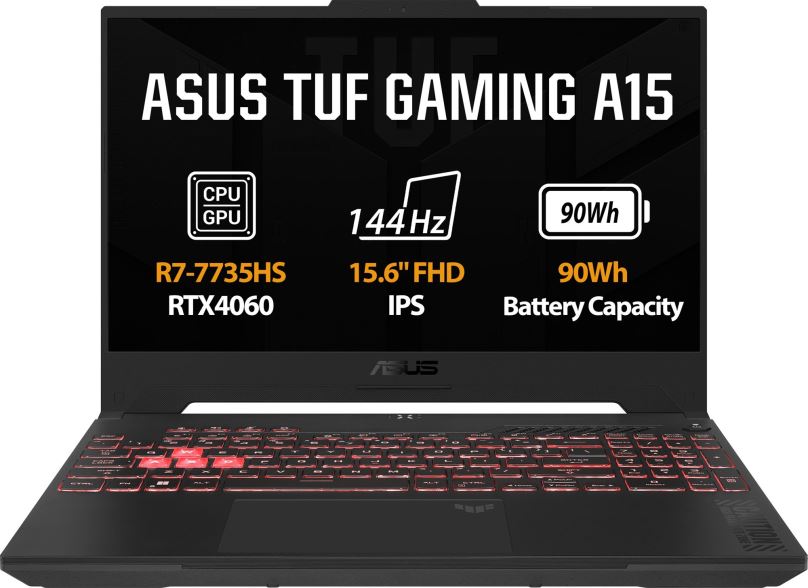 Herní notebook ASUS TUF Gaming A15 FA507NV-LP061W Jaeger Gray
