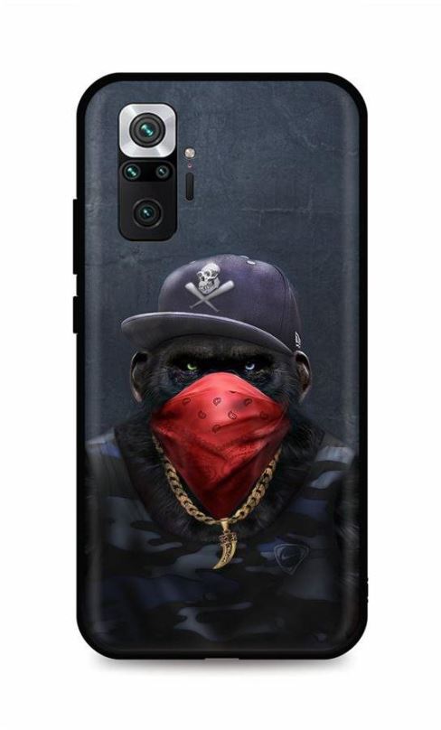 Kryt na mobil TopQ Xiaomi Redmi Note 10 Pro silikon Monkey Gangster 59094