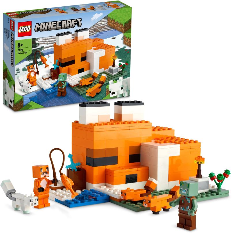 LEGO stavebnice LEGO® Minecraft® 21178  Liščí domek