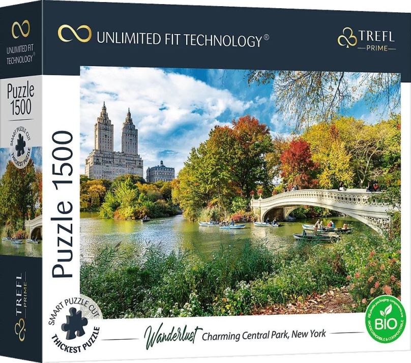 Puzzle Trefl Puzzle UFT Wanderlust: Kouzelný Central Park, New York 1500 dílků