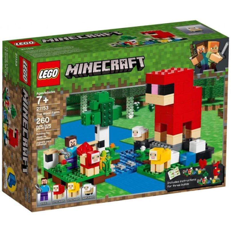 LEGO stavebnice LEGO Minecraft 21153 Ovčí farma