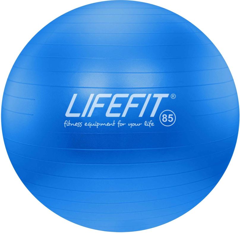 Gymnastický míč Lifefit anti-burst 85 cm, modrý