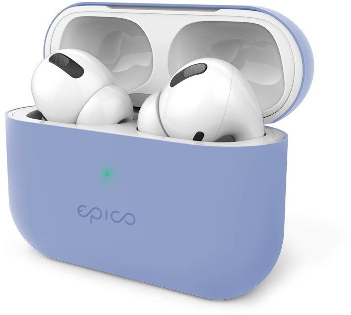 Pouzdro na sluchátka Epico silikonové pouzdro pro AirPods Pro - světle modré