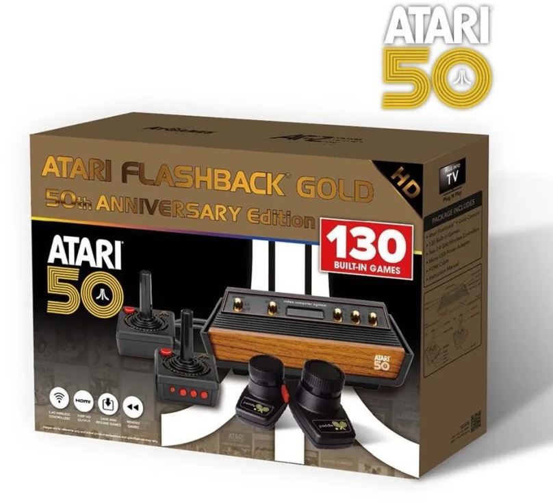 Herní konzole Atari Flashback 11 Gold - 50th Anniversary - retro konzole
