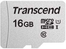 Paměťová karta Transcend microSDHC 16GB SDC300S + SD adaptér