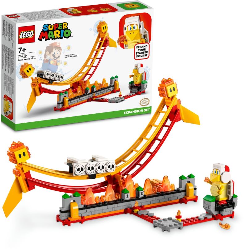 LEGO stavebnice LEGO® Super Mario™ 71416 Lávová vlna – rozšiřující set