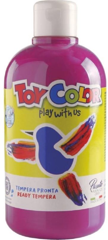 Tempery Temperová barva Toy color 500ml - červená Magenta