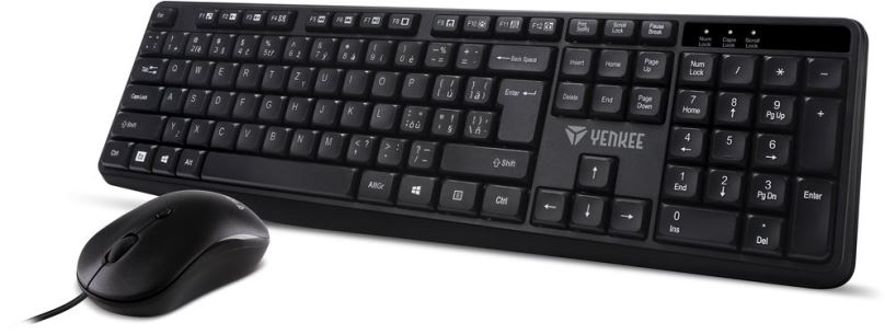 Set klávesnice a myši YENKEE YKM 1007CS Combo Air - CZ/SK