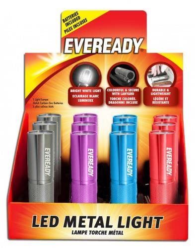 Baterka Svítilna Eveready Colour Metal
