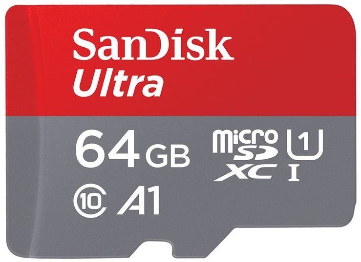 Paměťová karta SanDisk MicroSDXC 64GB Ultra + SD adaptér