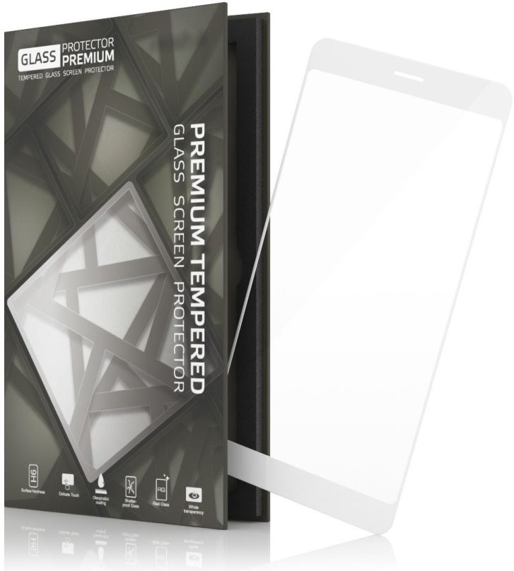 Ochranné sklo Tempered Glass Protector Rámečkové pro Huawei P10 Lite Bílé