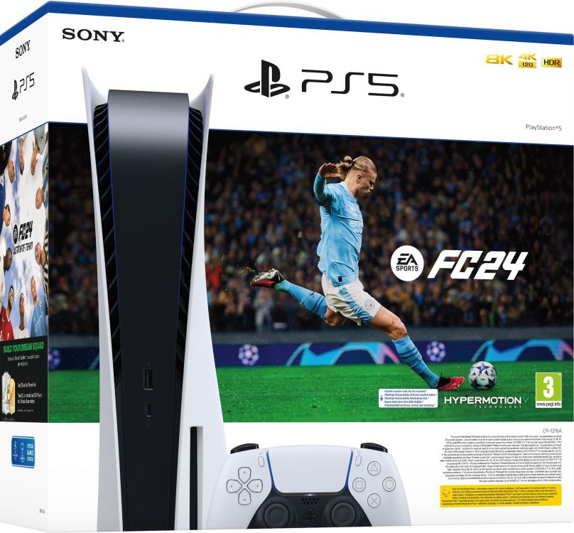 Herní konzole PlayStation 5 + EA Sports FC 24